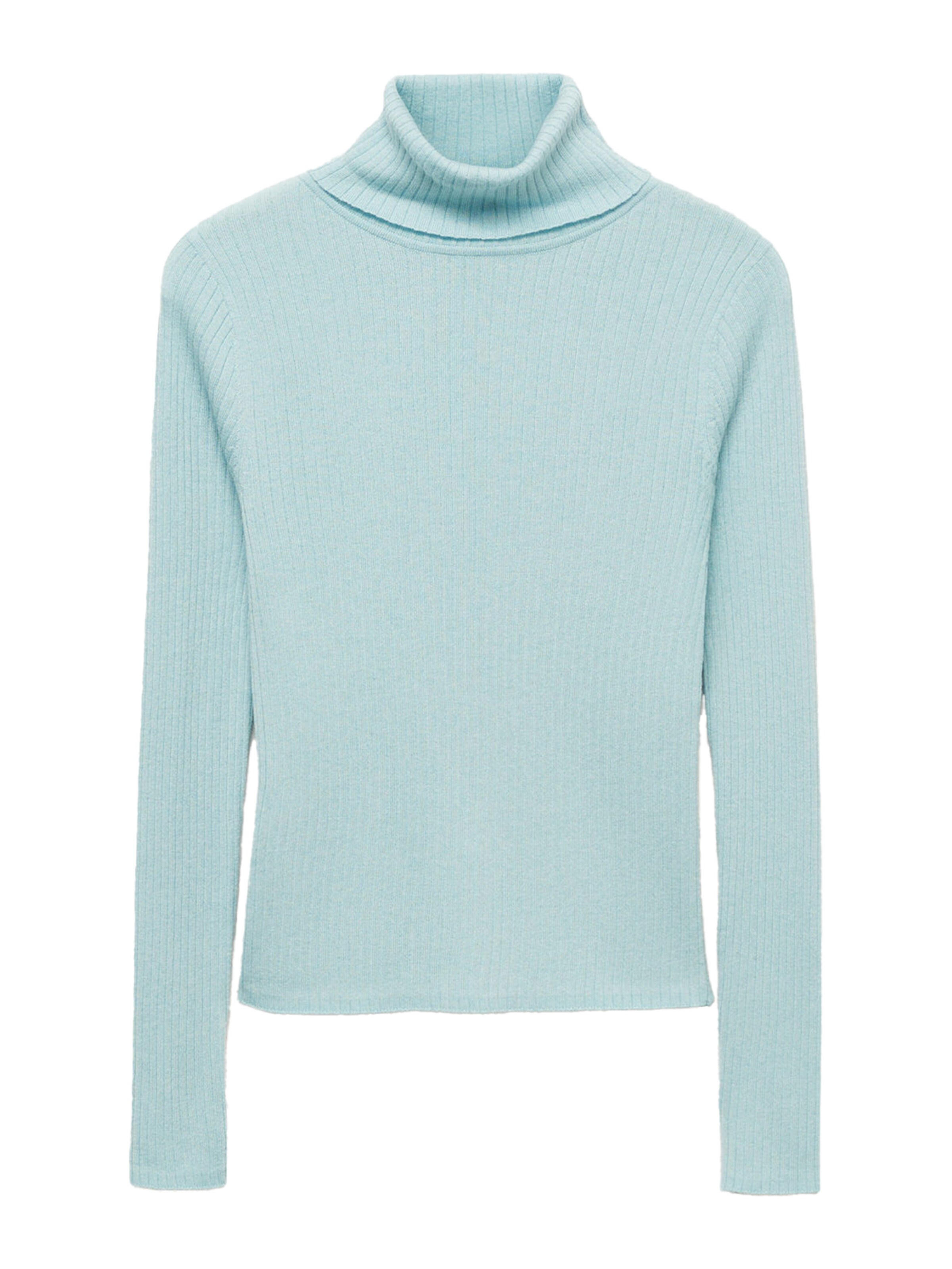 MANGO Pullover 'FLURRON' in Blau: Vorderseite