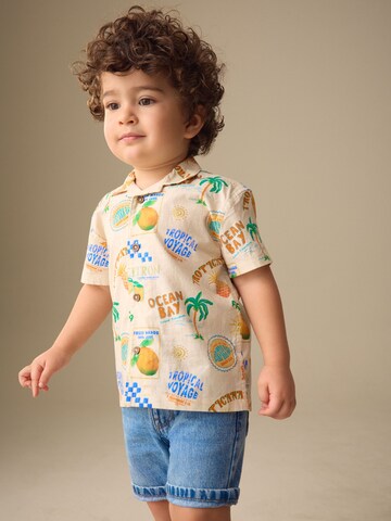 Next Regular Fit Hemd in Beige: Vorderseite