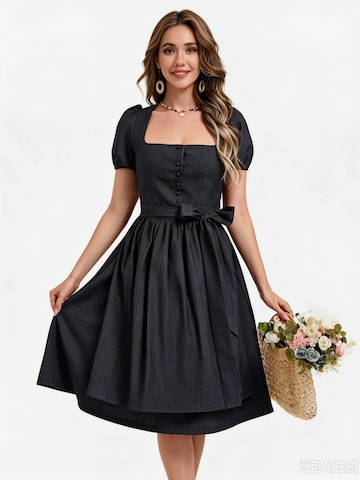 KoJooin Dirndl w kolorze czarny: przód