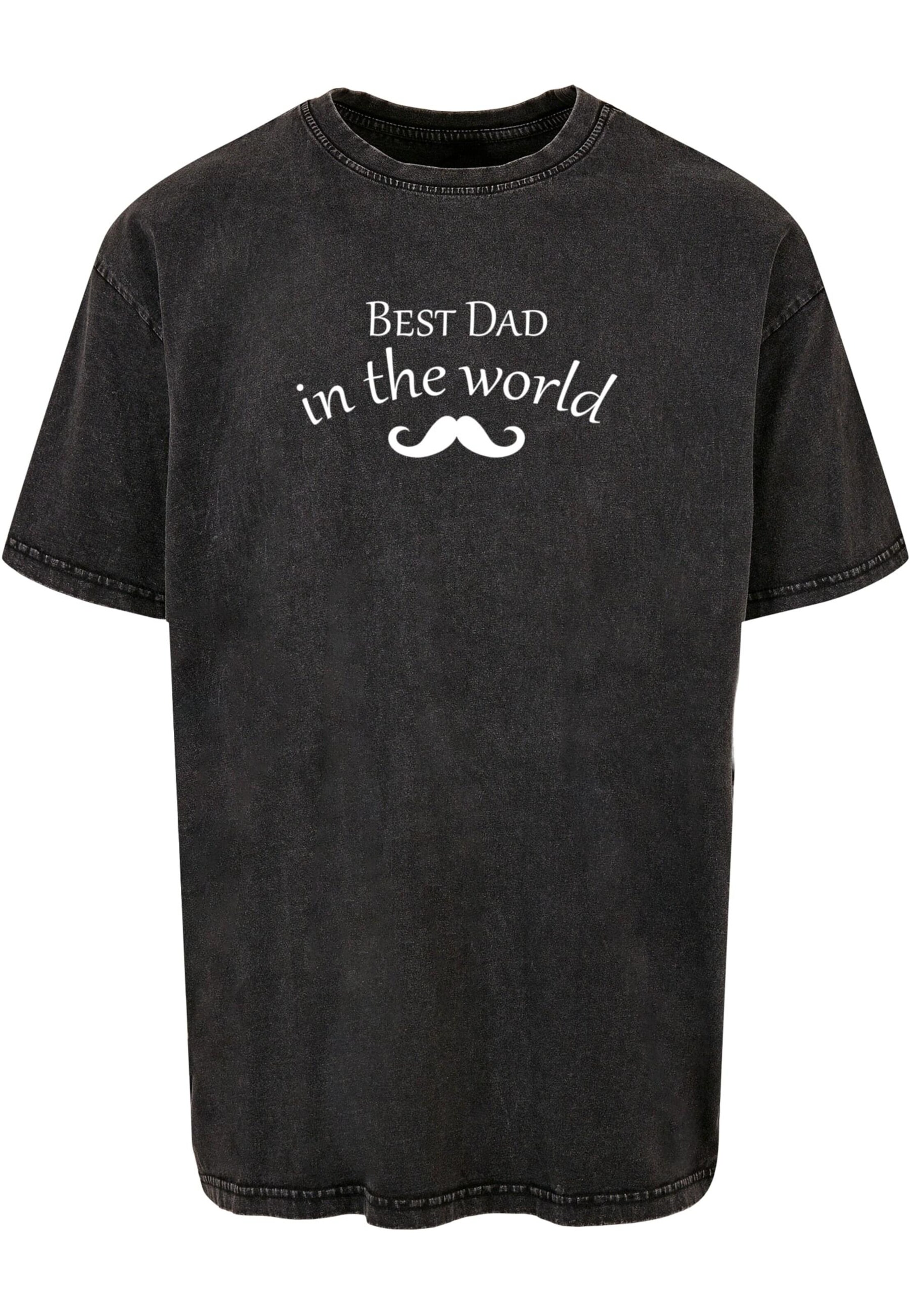 T-Shirt 'Fathers Day - Best Dad in the World 2' Merchcode en noir : devant