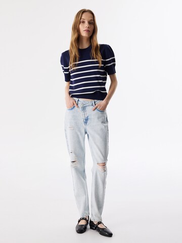 Twist Sweater in Blue