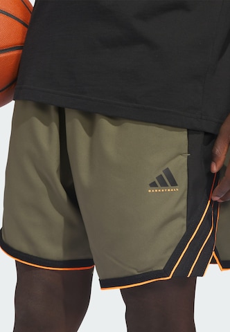 ADIDAS PERFORMANCE Loosefit Sportshorts 'Crazy Lite' in Grün