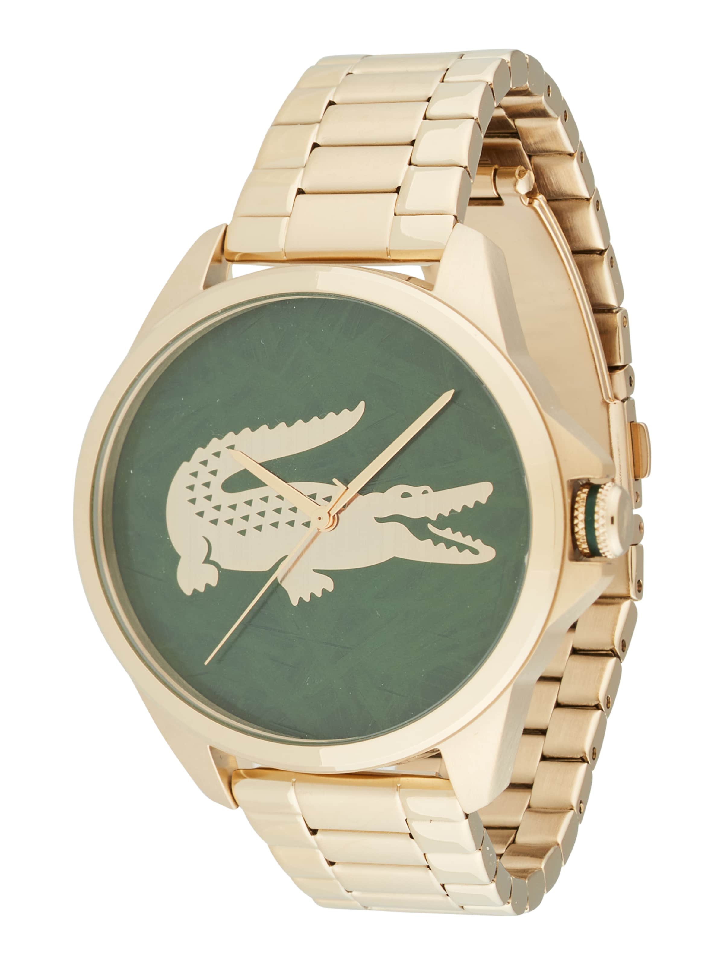 LACOSTE Analog watch 'LE CROC' in Gold: front