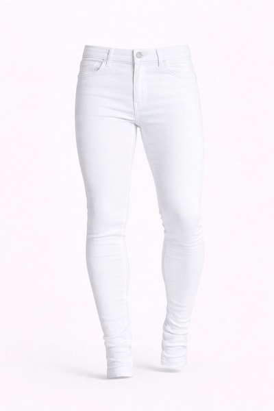 Gianni Kavanagh Jean en blanc denim, Vue avec produit