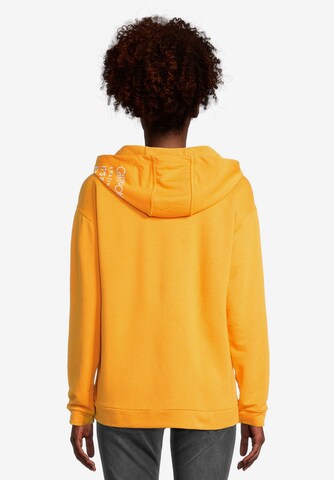 Cartoon Sweatshirt in Orange