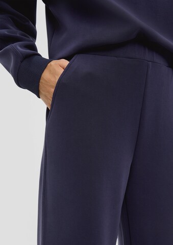 Wide Leg Pantalon s.Oliver en bleu