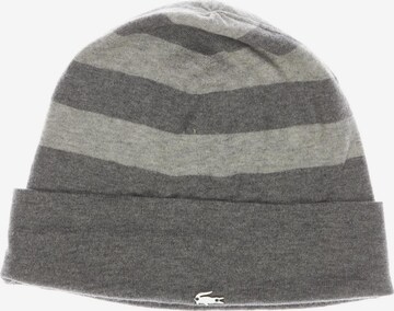 LACOSTE Hat & Cap in One size in Grey: front