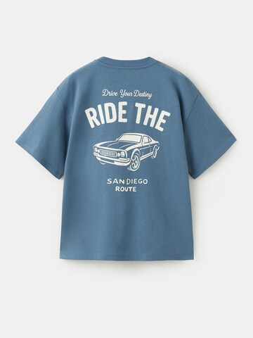MANGO KIDS Shirt 'A2CAR' in Blue