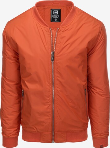 Ombre Between-Season Jacket 'C538' in Orange: front