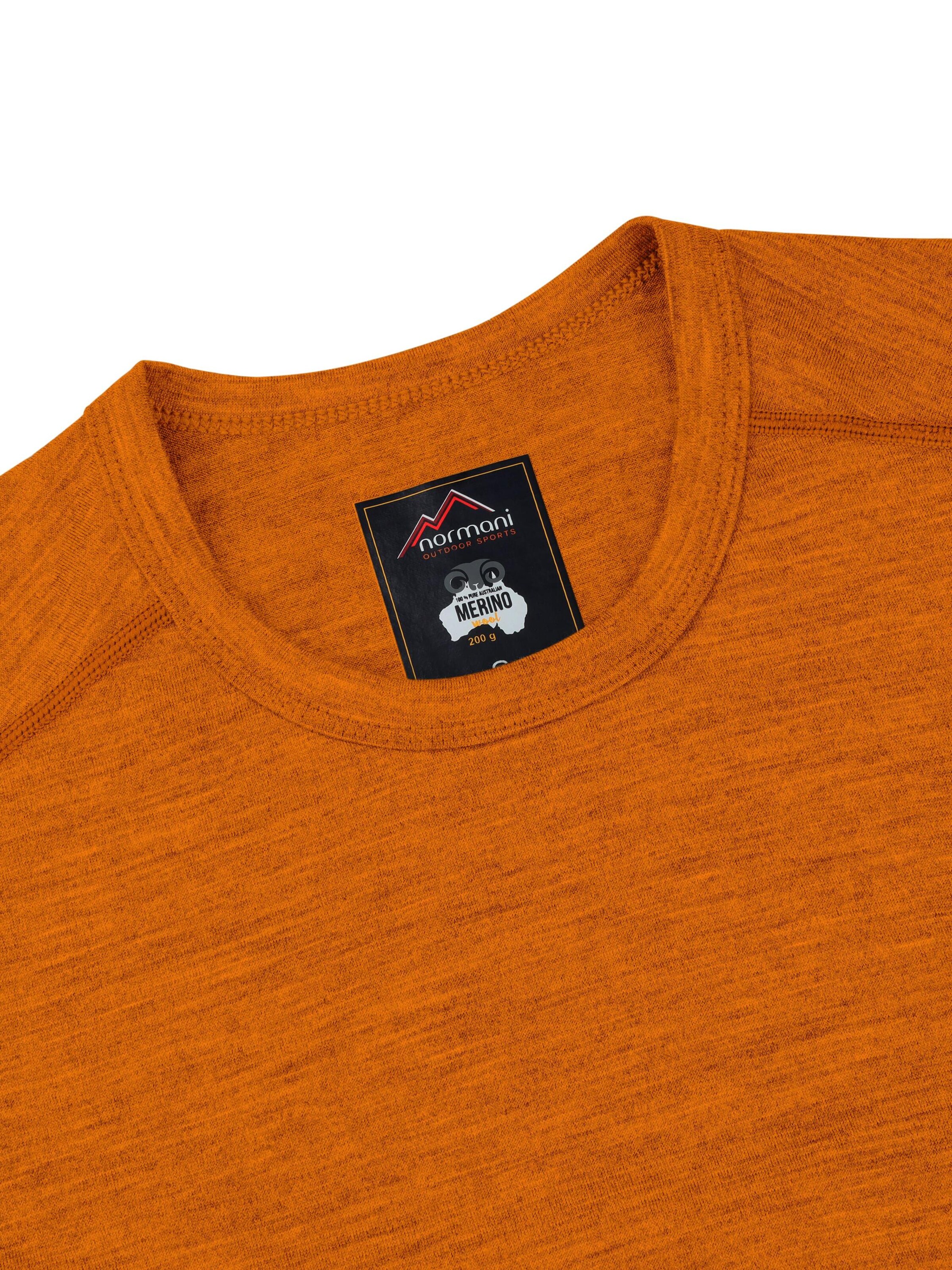 normani Functioneel shirt 'Darwin' in Oranje