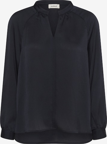 SOAKED IN LUXURY Bluse 'Loana ' i blå: forside