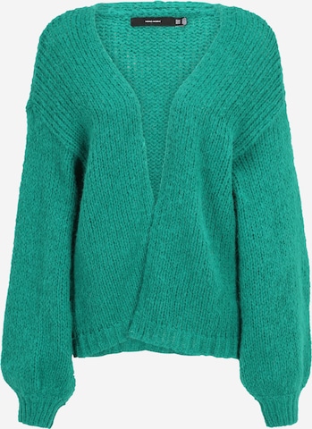 Vero Moda Tall Knit Cardigan 'MAYBE' in Green: front