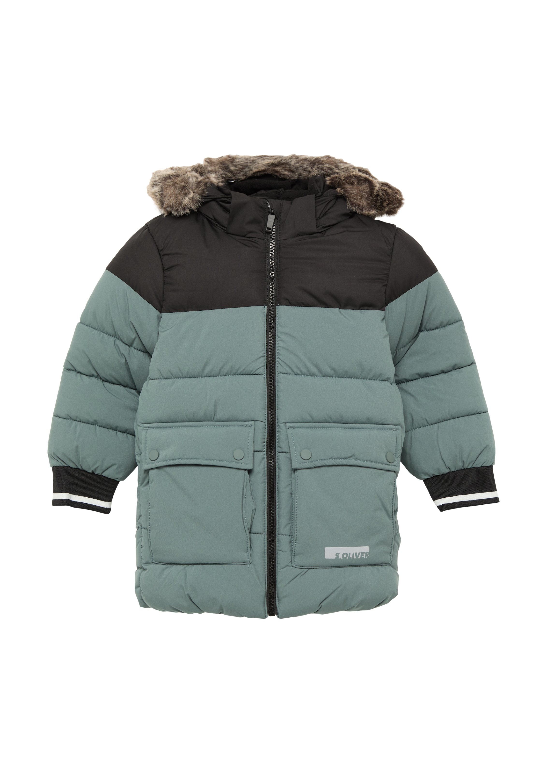 s.Oliver Jacke in Grau: Vorderseite