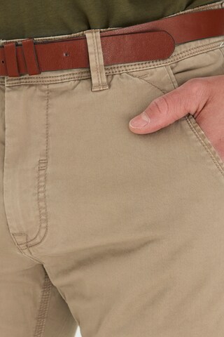 BLEND Slim fit Chino trousers 'Brano' in Beige