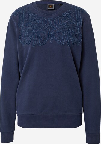 Superdry Sweatshirt 'Bohemian' in Blue: front