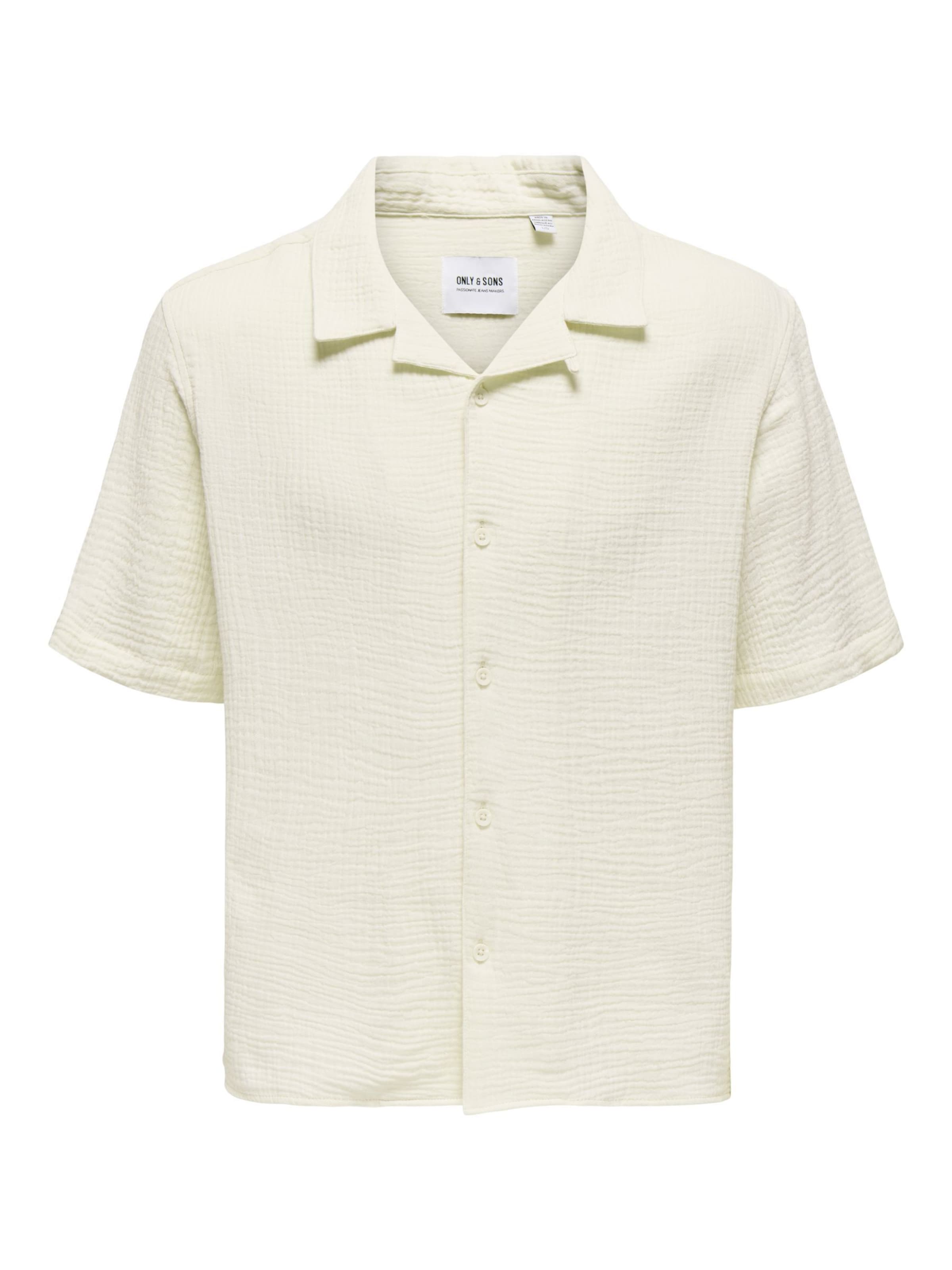 Regular fit Camicia 'ONSKyle' di Only & Sons in bianco: frontale