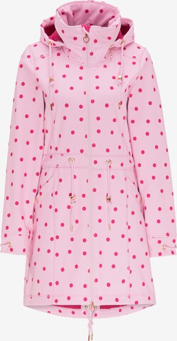 MYMO Between-Seasons Coat in Pink: front