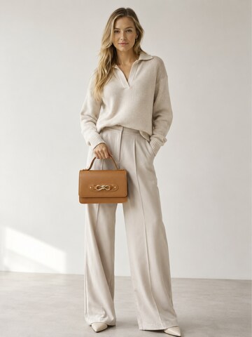COLLEZIONE ALESSANDRO Crossbody Bag 'Bellezza' in Brown: front