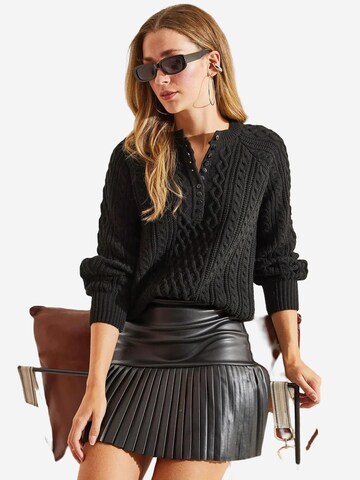 Bianco Lucci Pulover 'Pullover' | črna barva