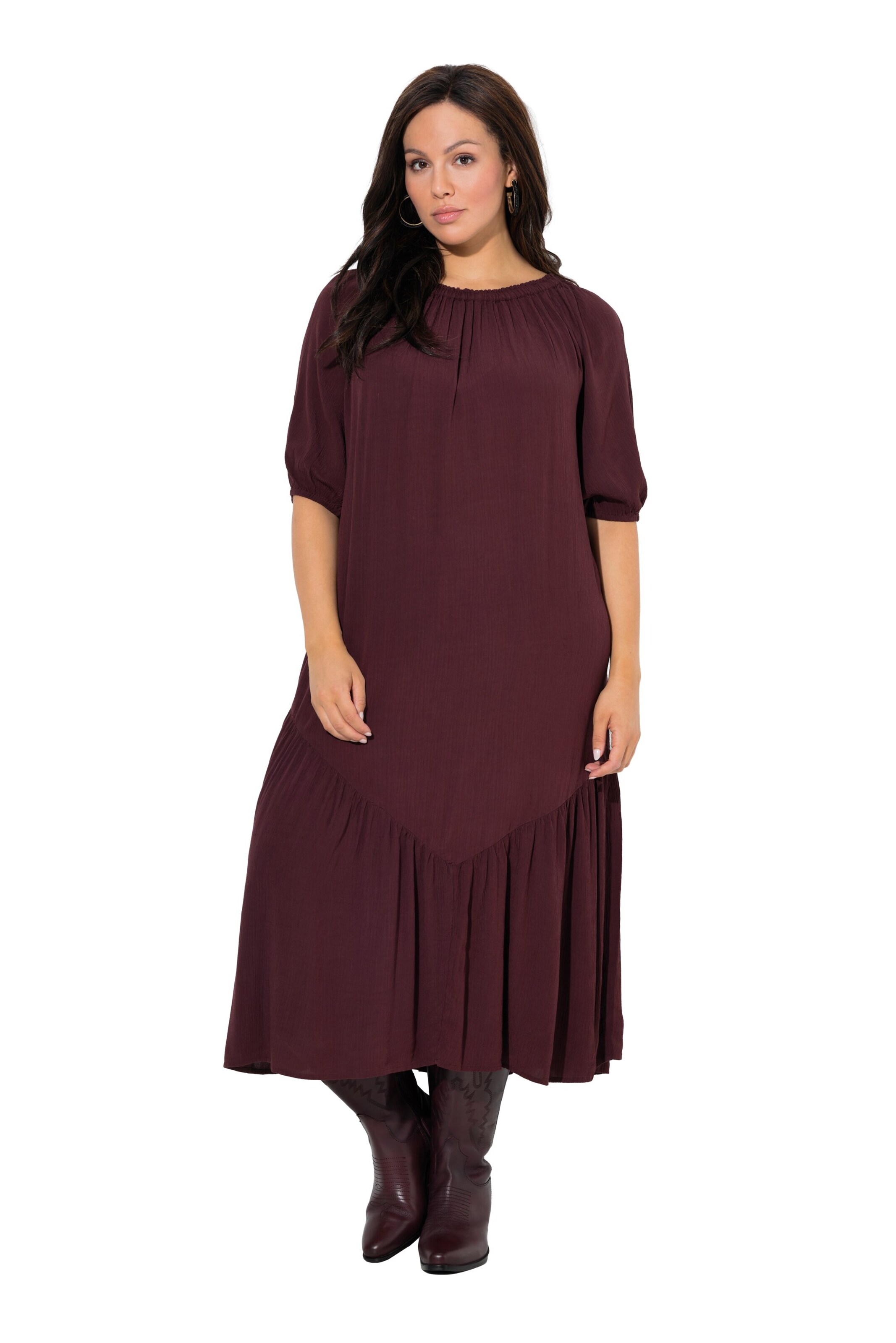 Ulla Popken Jurk in Lila: voorkant