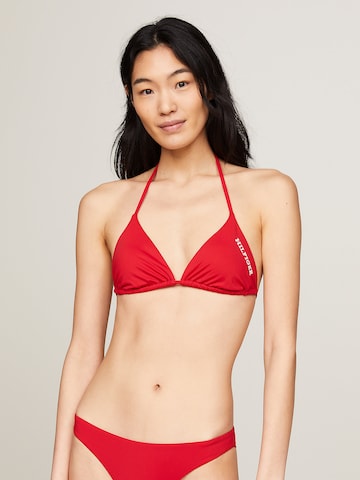 Triangle Hauts de bikini TOMMY HILFIGER en rouge : devant