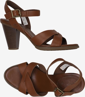 TIMBERLAND Sandals & High-Heeled Sandals in 38 in Brown: front