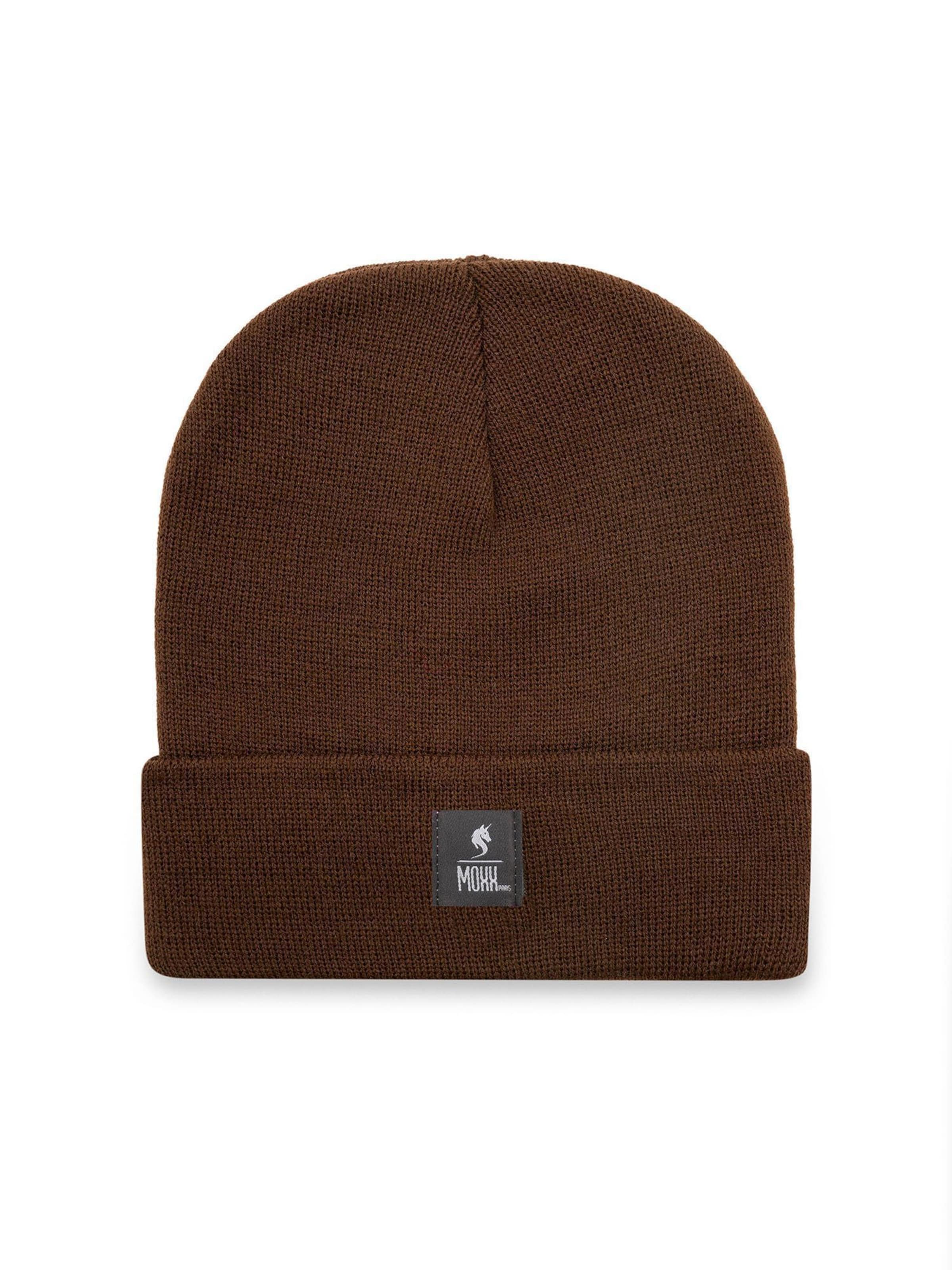Moxx Paris Mütze in Braun: Vorderseite