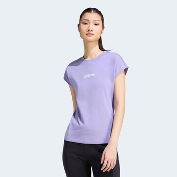 ADIDAS SPORTSWEAR Performance Shirt 'Essentials' in Purple: front