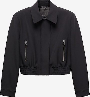 Veste mi-saison MANGO en noir : devant