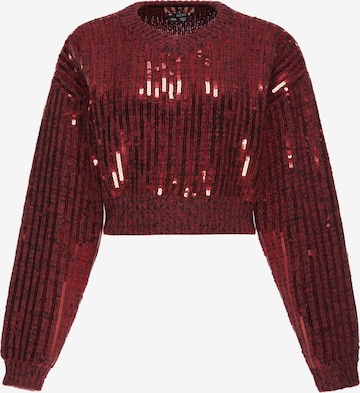 myMo ROCKS - Pullover em vermelho: frente