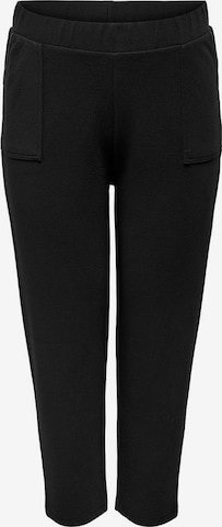 ONLY Carmakoma Slim fit Pants in Black: front