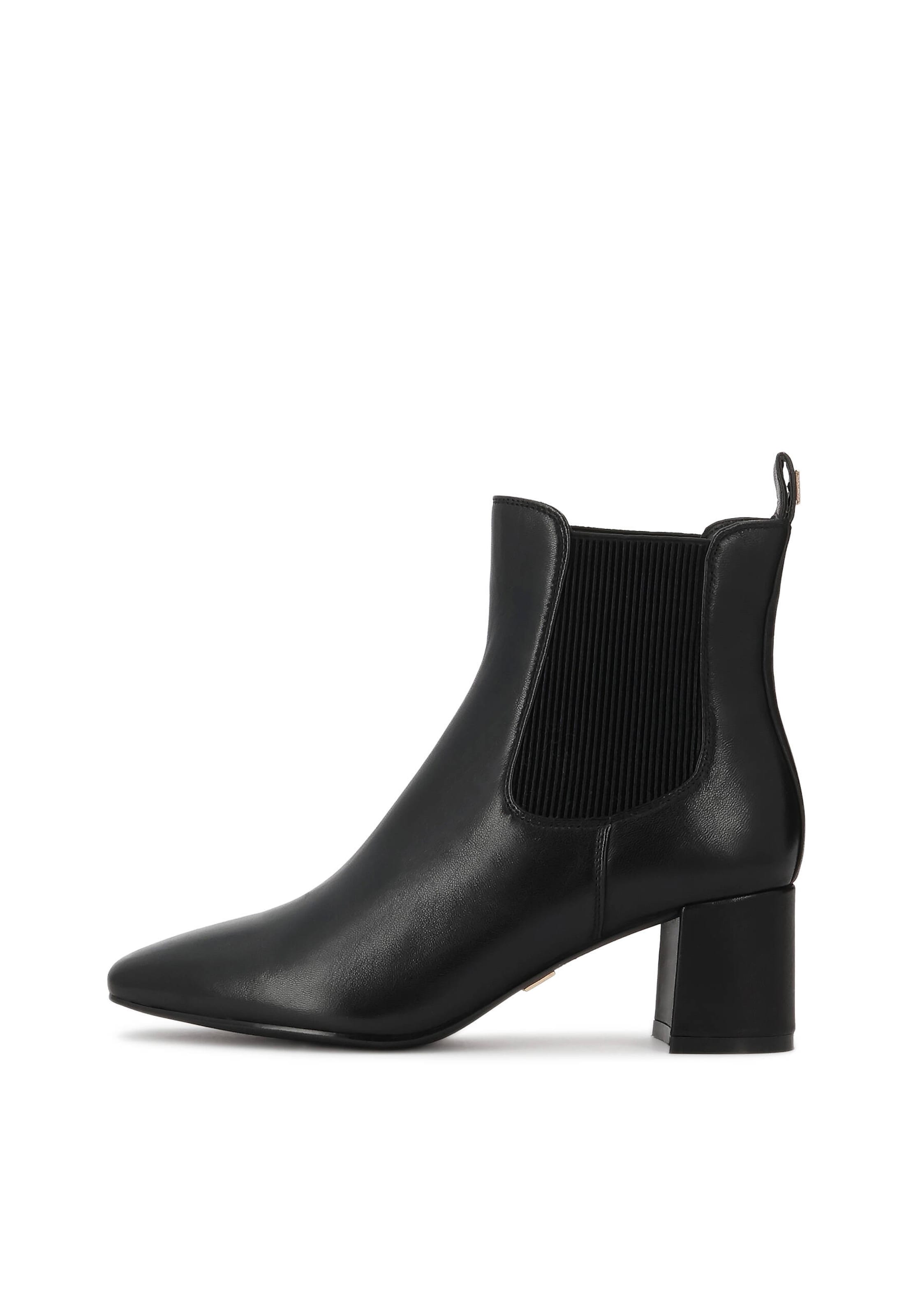 Kazar Chelsea boots in Zwart: voorkant
