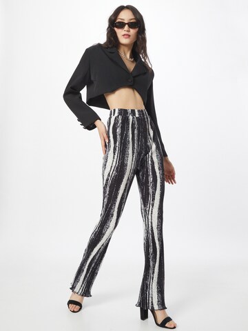 Nasty Gal Flared Hose in Schwarz