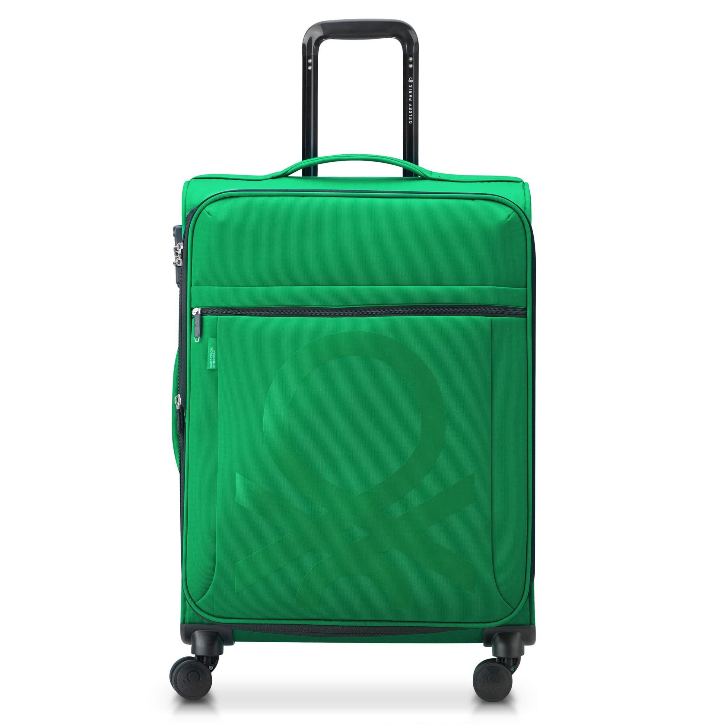 Trolley di Delsey Paris in verde: frontale