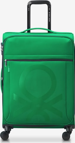 Trolley di Delsey Paris in verde: frontale