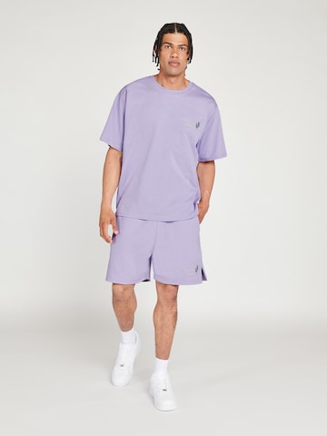 Bless my Demons exclusive for ABOUT YOU Lużny krój Spodnie w kolorze fioletowy: przód