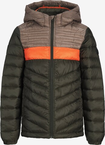 Veste mi-saison 'Hero' Jack & Jones Junior en vert : devant