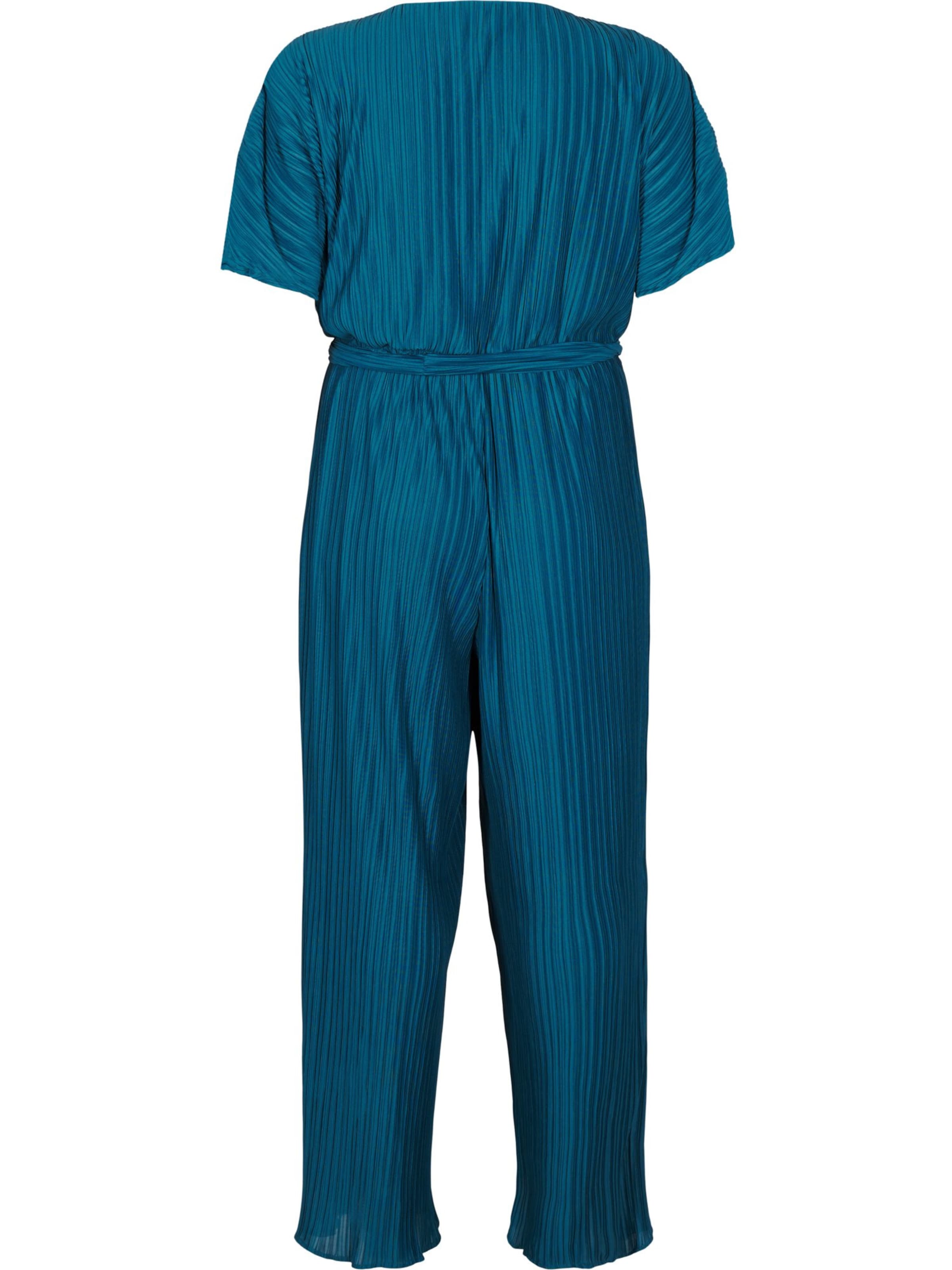 Zizzi Jumpsuit 'Malise' in Blauw