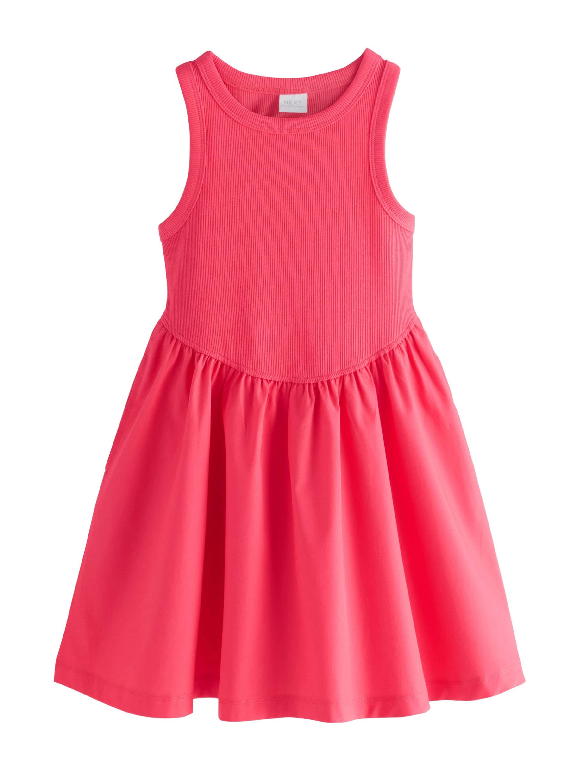 Next Платье в Ярко-розовый: спереди