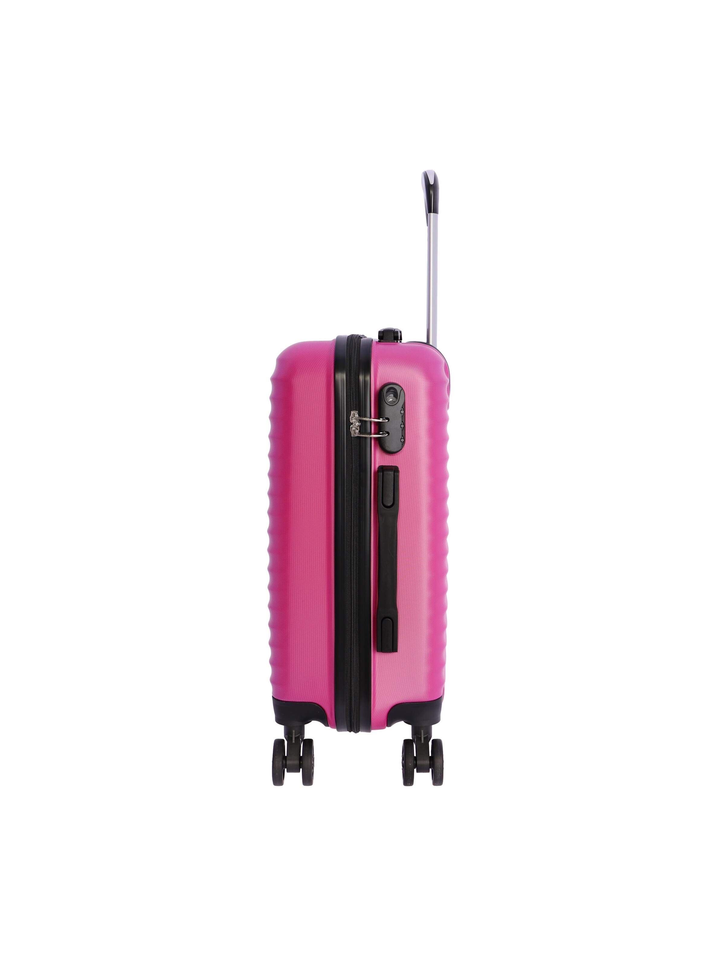 Don Algodon - Carrito 'DON ALGODON - Maletas de Viaje Cabina - Maleta 55x40x20 - Maletas de Viaje - Maleta de Cabina Resistente Ryannair - Trolley Equipaje para Avion con 4 Ruedas de 360º y candado' en rosa