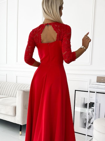 Numoco Abendkleid 'Maxikleid Amber'‌‌ in Rot