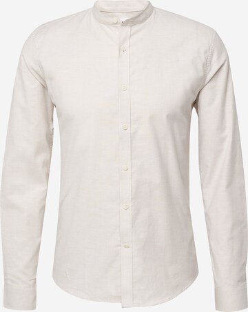 Chemise 'Oxford' Lindbergh en beige : devant