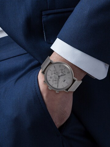 Rhodenwald & Söhne - Reloj analógico en gris: frente