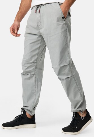 INDICODE JEANS Tapered Hose 'Paulino' in Grau