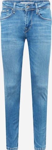 Pepe Jeans Skinny Jeansy 'Finsbury' w kolorze niebieski: przód