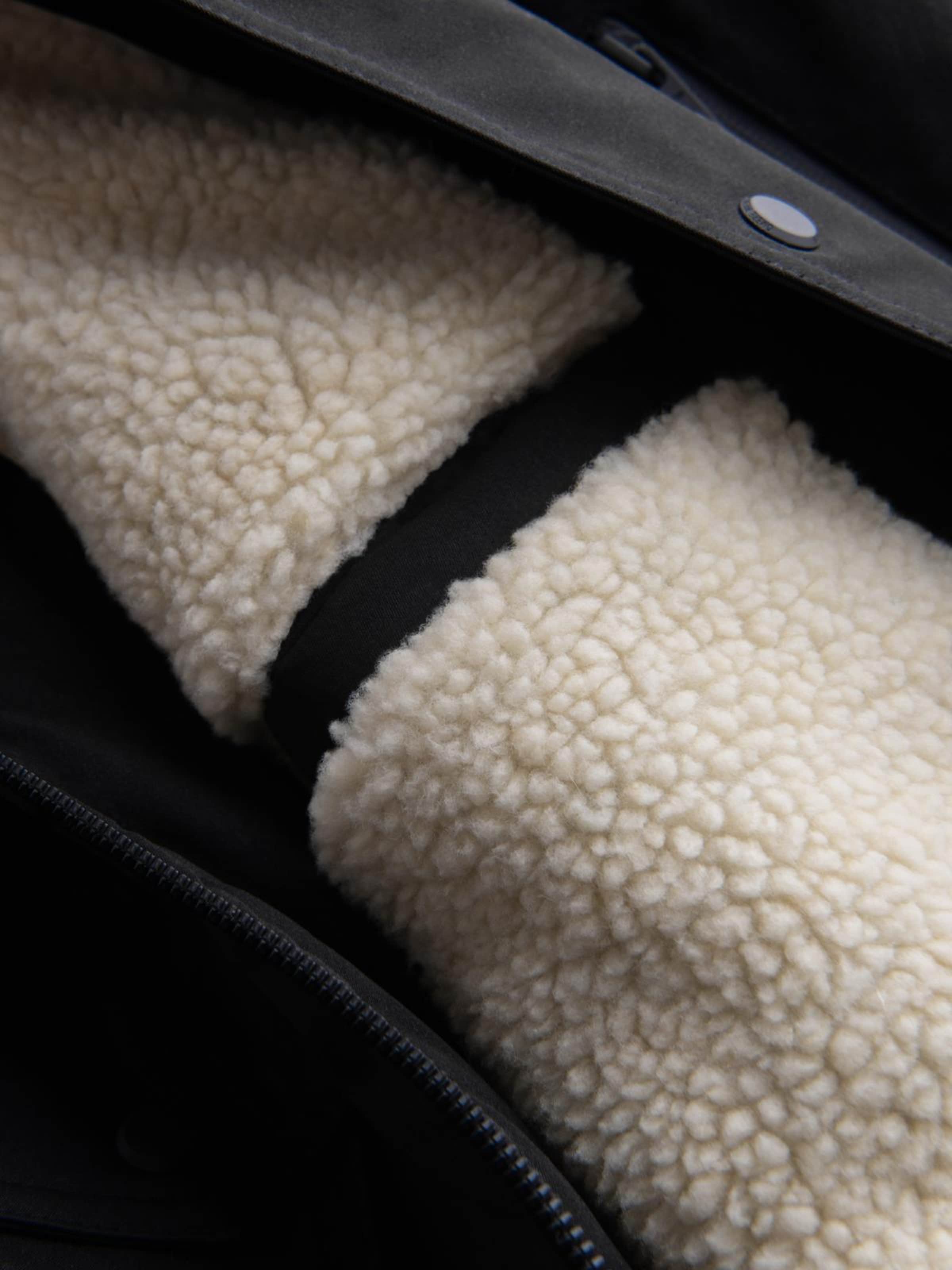 Ombre Winter Parka in Black