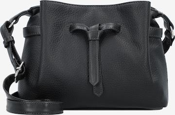TOM TAILOR Crossbody Bag 'Naida' in Black: front