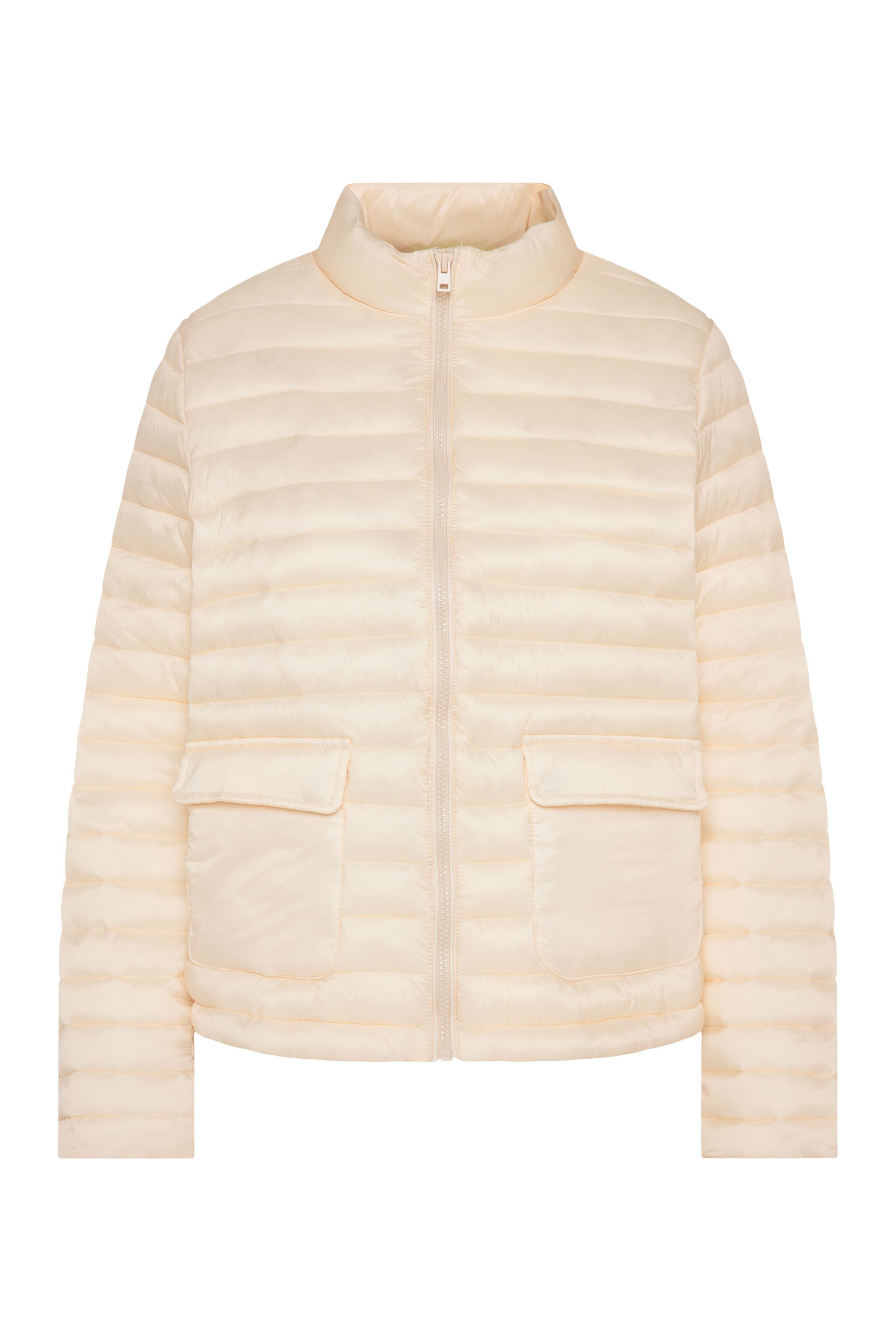 SENSES.THE LABEL Jacke in Beige: Vorderseite