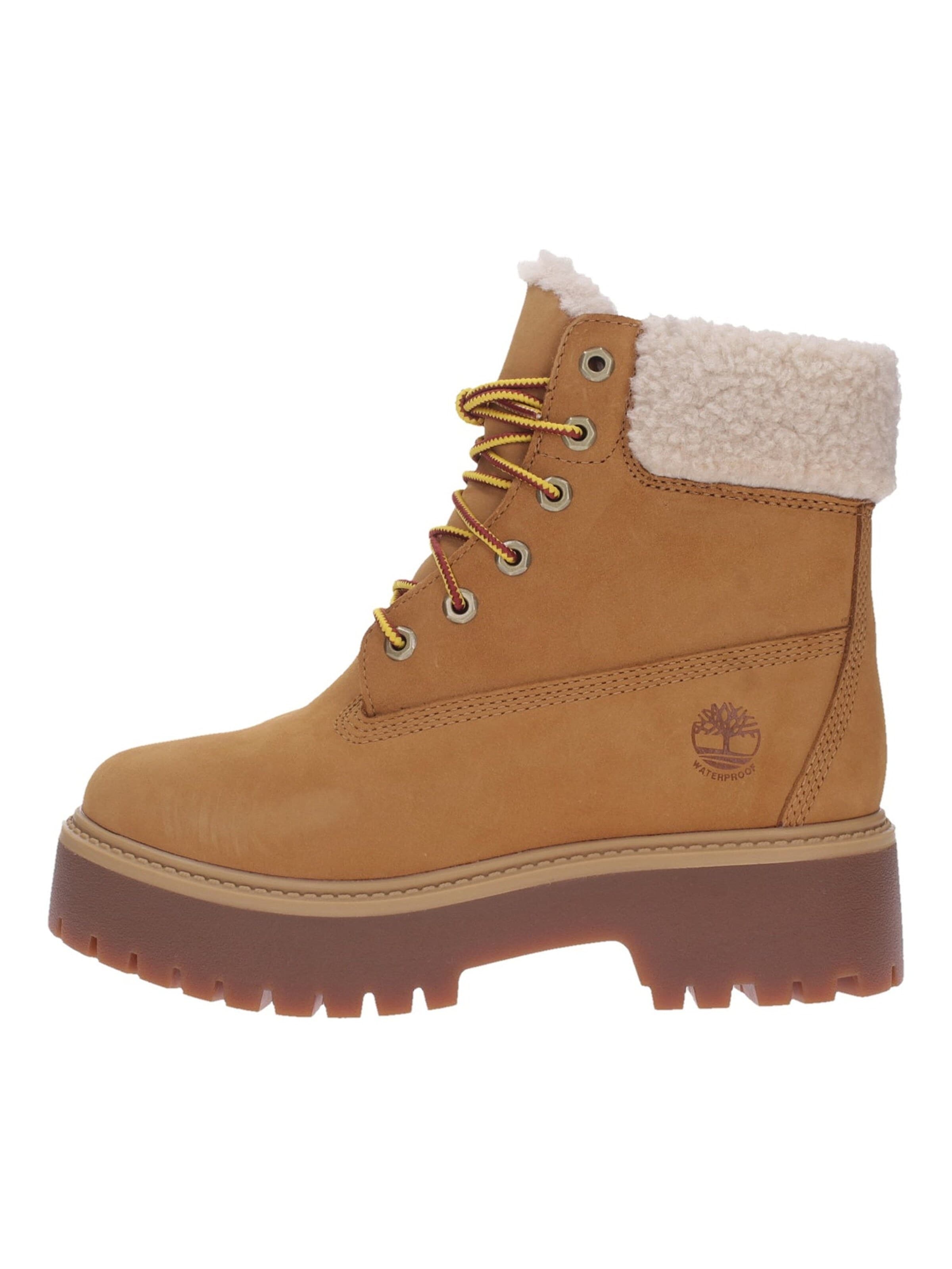 Boots 'Tronchetto' di TIMBERLAND in giallo: frontale
