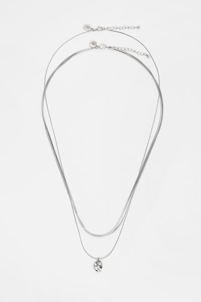 Pull&Bear Chaîne en argent, Vue avec produit
